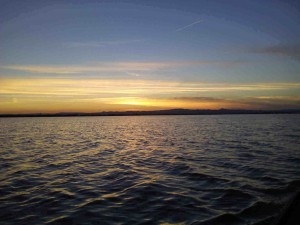 Puesta de sol en la Albufera de Valencia